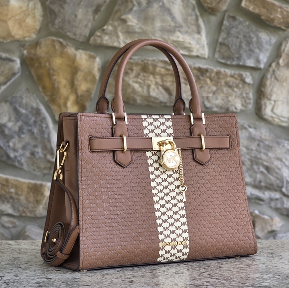 Michael Kors Hamilton Medium Brown Satchel